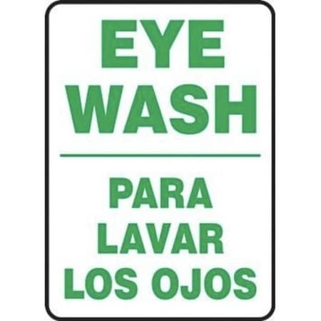 Accuform Eye Wash, Accu-Shield, 20 in x 14 in, Mounting Holes SBMFSD442XP